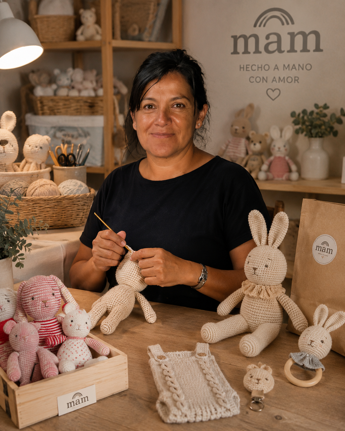 Alejandra, fundadora de MAM Diseños Creativos