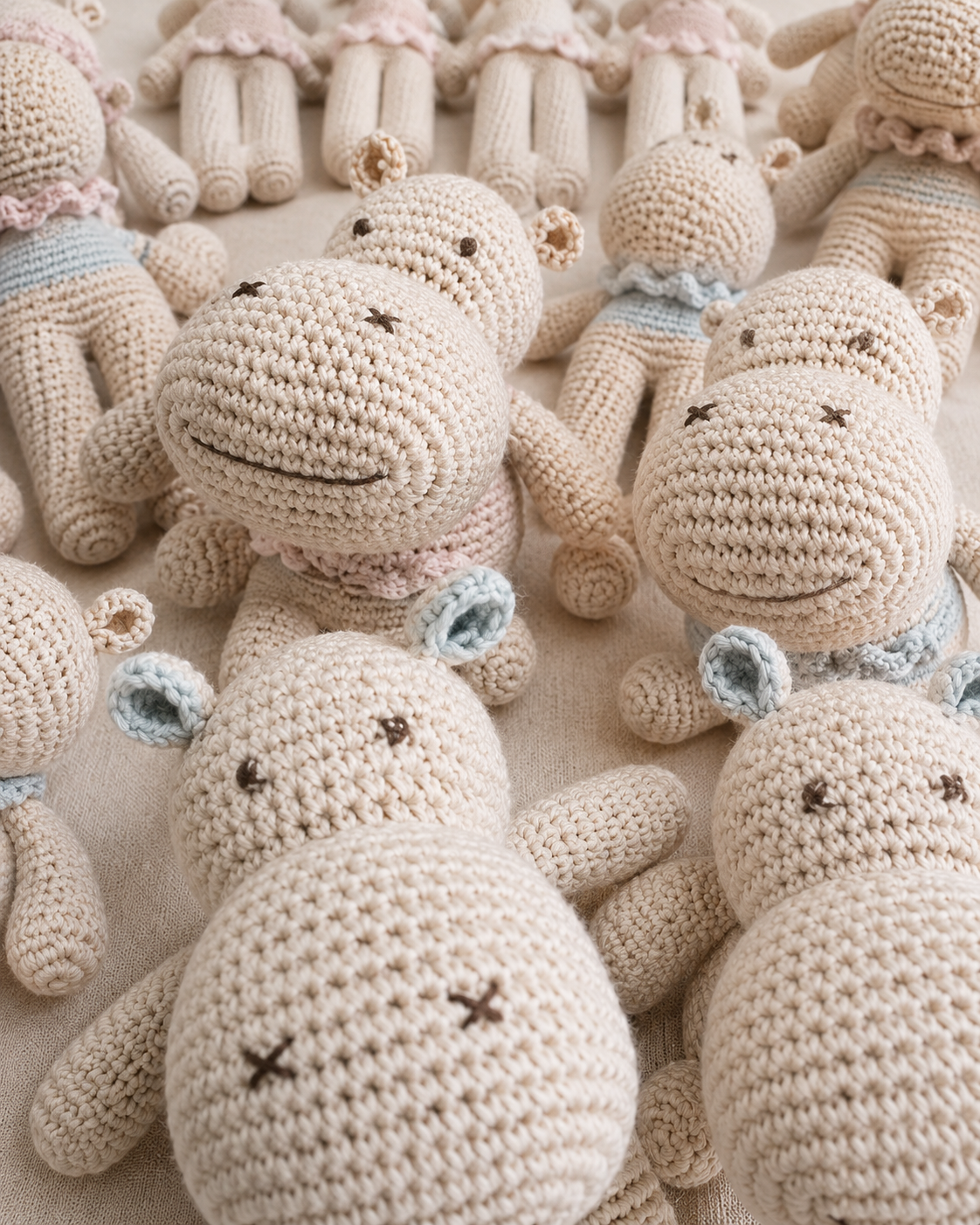 Muñecos tejidos